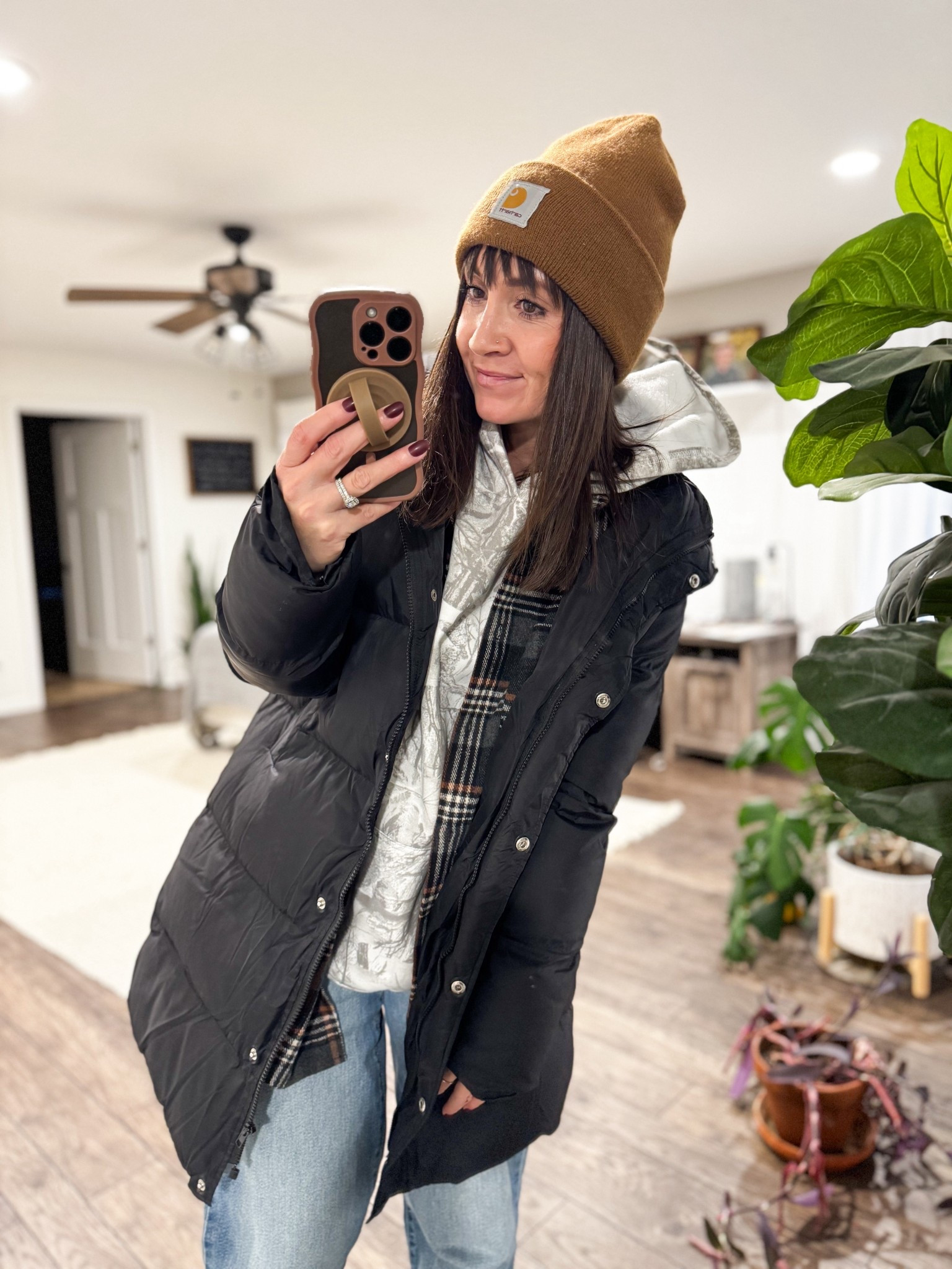 Bundled up and ready for the chill ❄️ Cozy layers, warm vibes, and a touch of style ✨ 

Sweatshirt: medium 
Flannel: small 
Coat: smalll



#WinterNights #CozyFit #LayeredLook #OOTN #ColdWeatherStyle #ComfyAndCute #ootd
#outfit #outfits #outfitoftoday #outfitoftheday #outfitofthedaybabe #outfitofthedayideas
#outfitideas4you #outfitideasforyou
#outfitinspiration #outfitinspo #outfitideas #outfitidea

#LTKStyleTip #LTKFindsUnder100 #LTKU