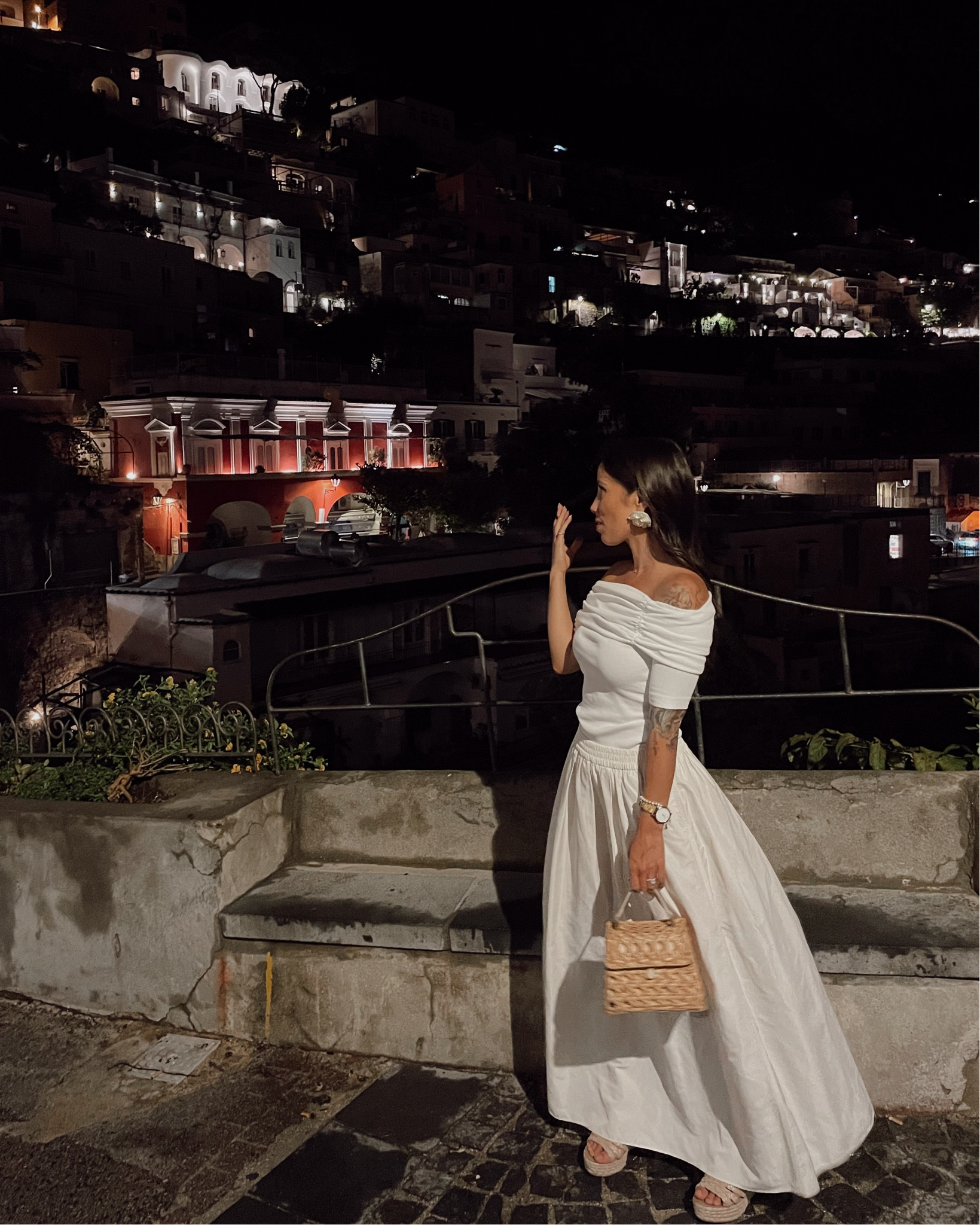 Romantic evenings in Positano for our second night there on the honeymoon. Highly recommend one of these large bell skirts, especially if it has pockets. So comfortable. 

Top: Zara
Skirt: Zara
Earrings: Zara
Purse: Cult Gaia
(linking similars)

#LTKTravel #LTKStyleTip #LTKWedding