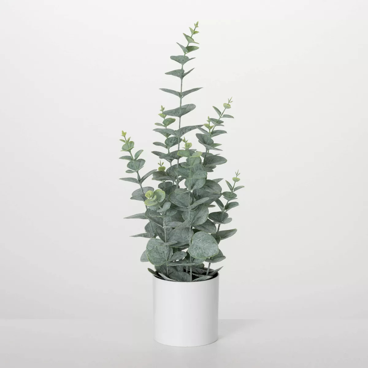 Sullivans Artificial 20.5" Faux Potted Eucalyptus Bush, Green | Target