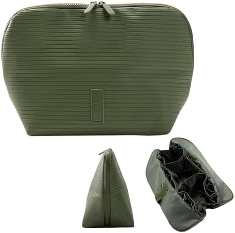 THE VERTI-Vertical Waterproof Makeup & Toiletry Bag | 23-Pocket Organizer with Upright, Fold-Down... | Amazon (US)