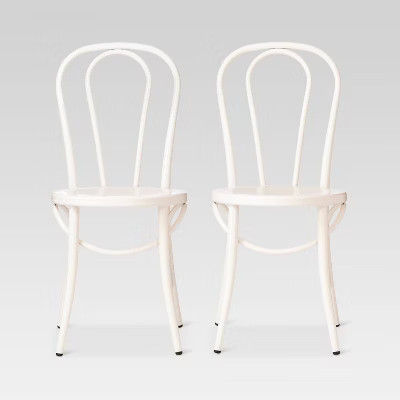 Set of 2 Emery Metal Bistro Chair - Threshold™ | Target