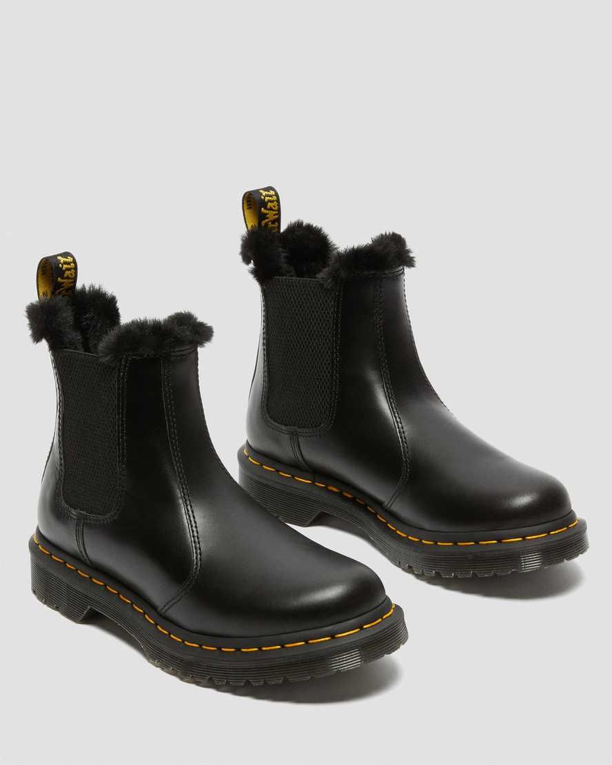 2976 Leonore Faux Fur Lined Chelsea Boots | Dr Martens (UK)