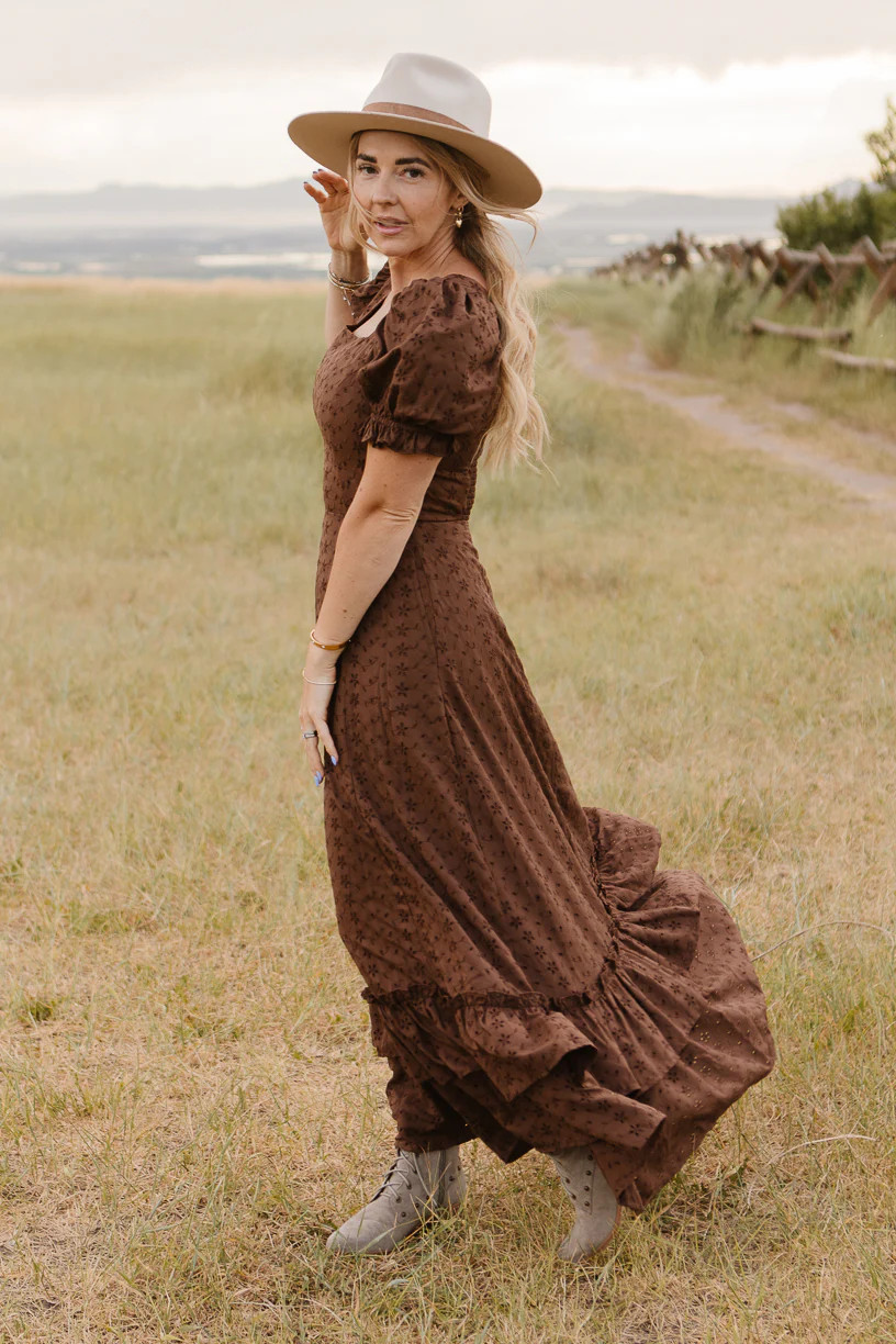 Rachel Dress in Brown - FINAL SALE | Ivy City Co