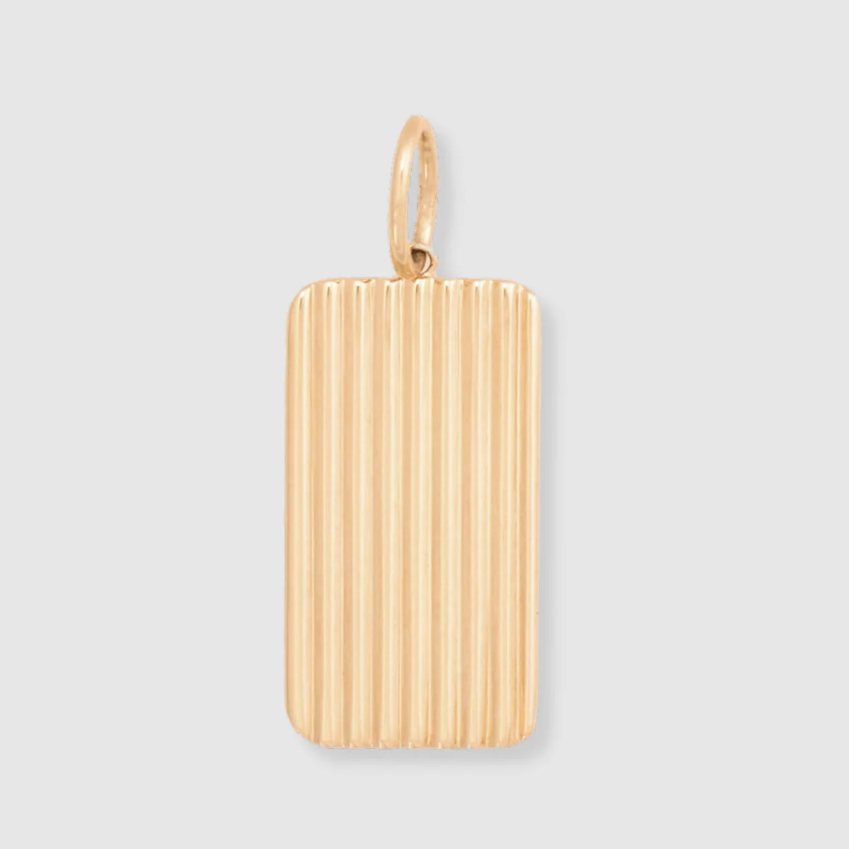 Rectangle Barre Medallion 18k Yellow Gold | Shop.app