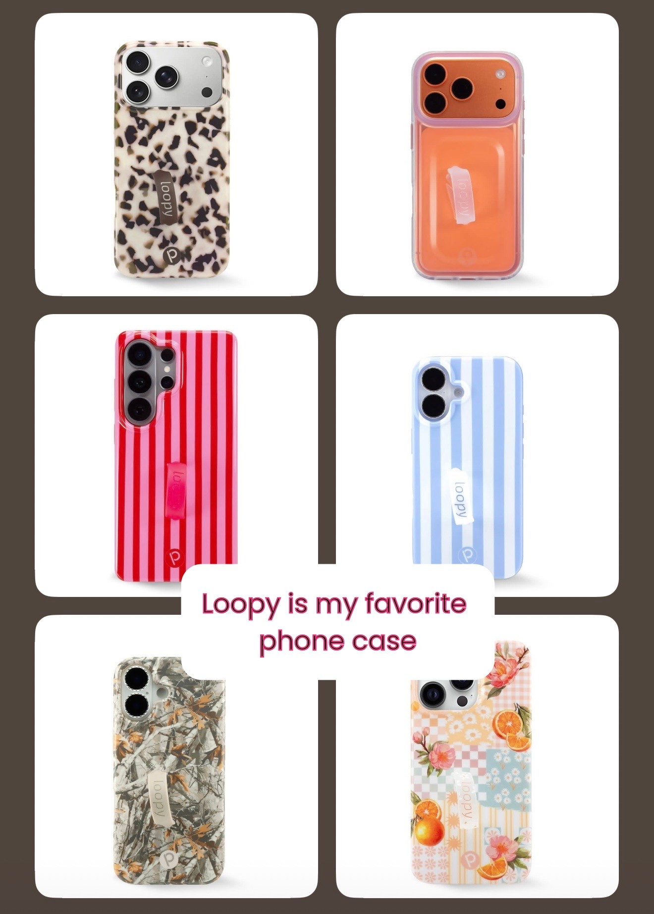 Code Travelinglinks will take 10% off! @Loopy Cases are the ultimate phone case!!!

#LTKMothersDay