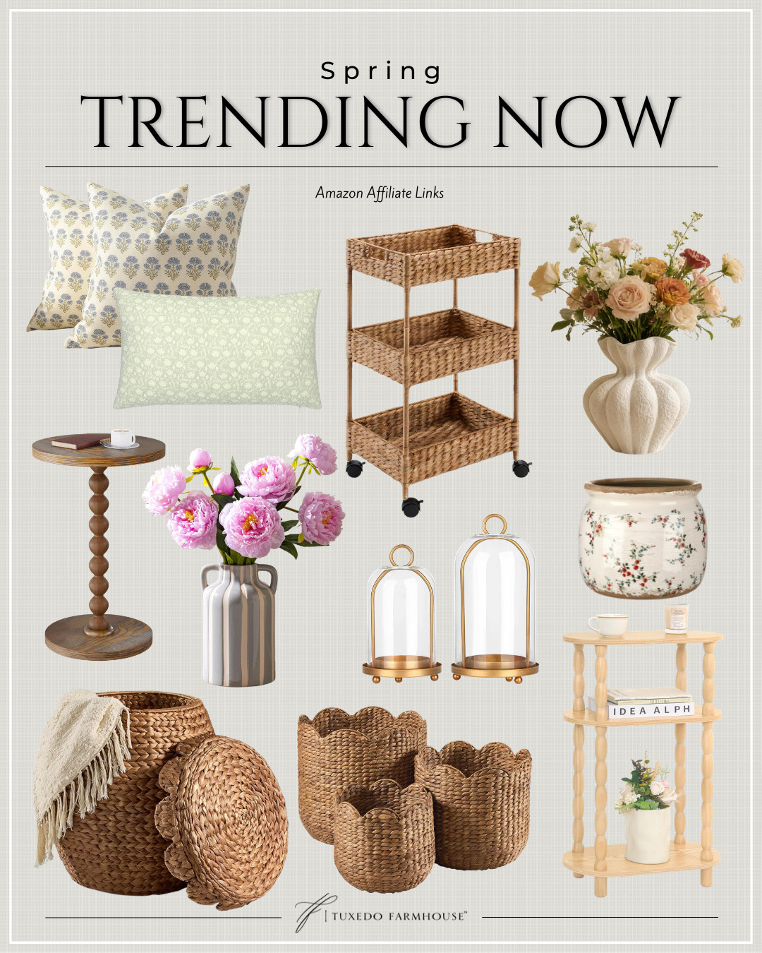 Spring refresh starts here 🌿✨

All the pieces everyone is loving right now—soft florals, woven textures, and those light, airy layers that instantly brighten your space. Think pretty pillows, fresh stems, and natural accents that make your home feel warm, inviting, and ready for the season.

These are the finds I keep reaching for to give every corner that effortless spring update 💐

Everything is linked—tap to shop your favorites before they’re gone 🤍 #LTKhome #LTKfinds #springdecor 

 #LTKSeasonal #LTKHome #LTKSaleAlert