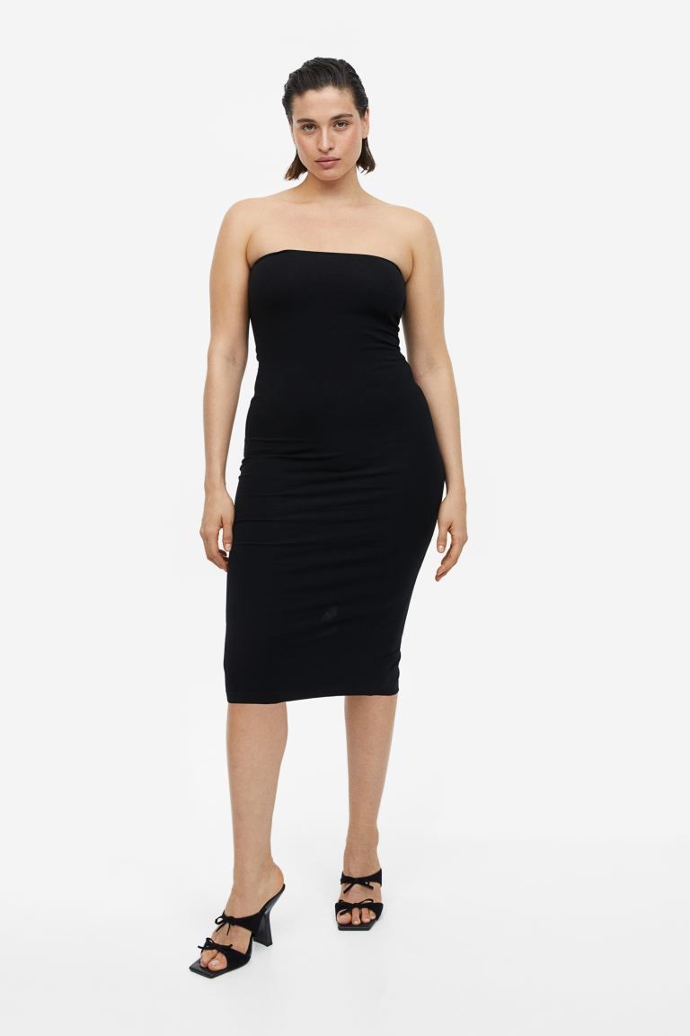 Bandeau Dress - Black - Ladies | H&M US | H&M (US + CA)