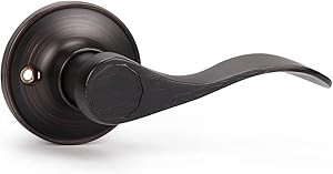 KNOBWELL 1 Pack Dummy Door Levers Door Handle for Closets in Oil Rubbed Bronze Finish, Single Sid... | Amazon (US)