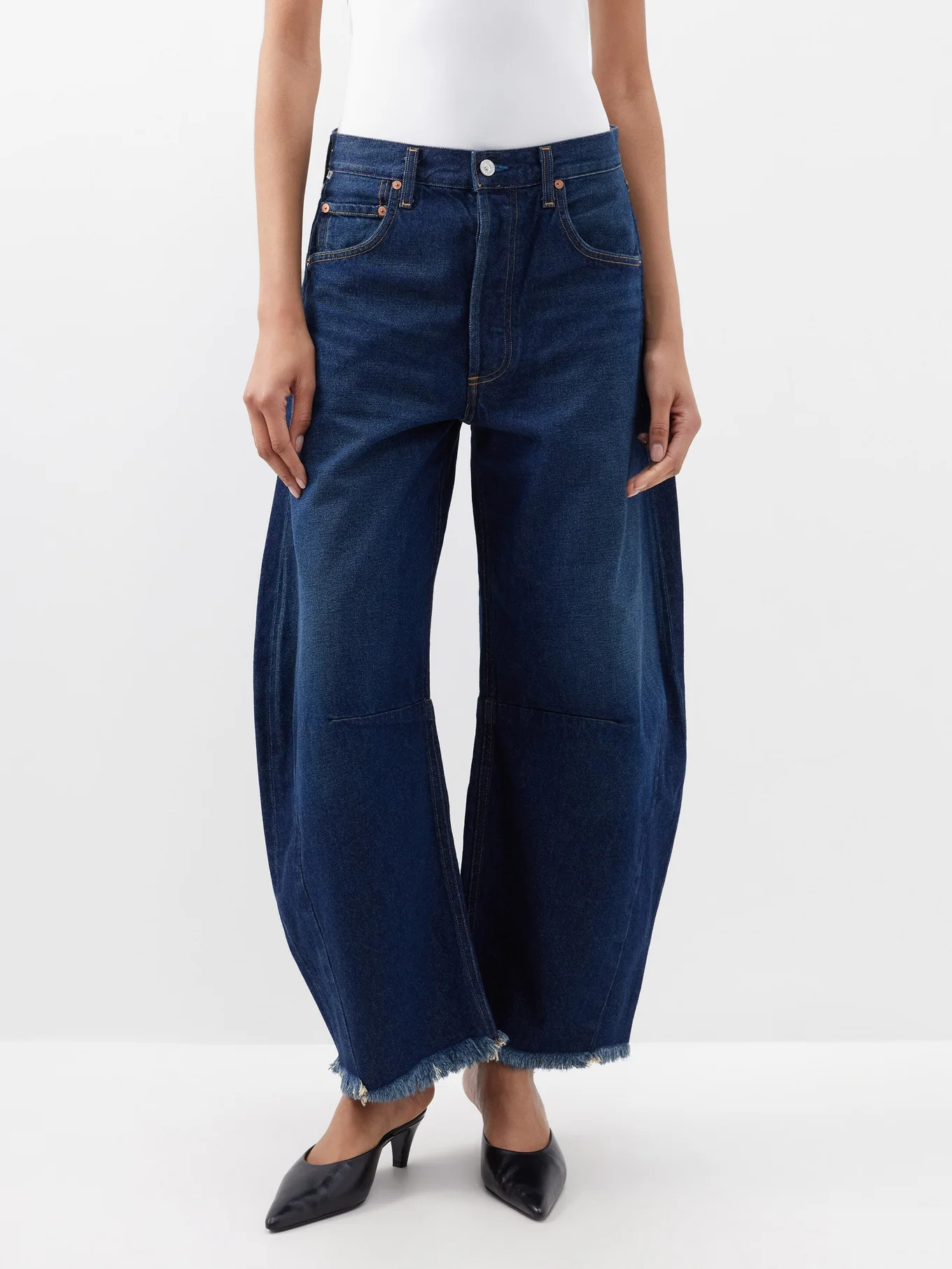 Horseshoe raw-hem jeans | Citizens of Humanity | Matches (UK)