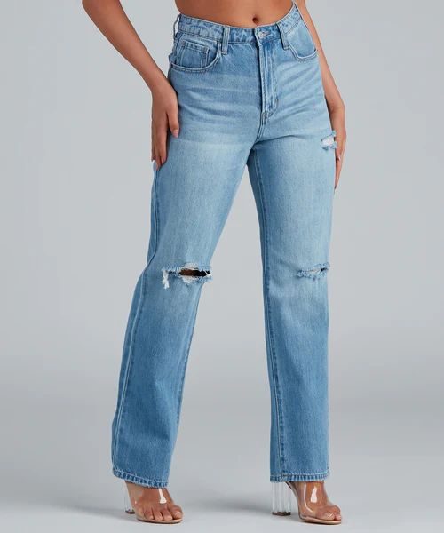 Classic Casual Distressed Boyfriend Jeans | Windsor Stores