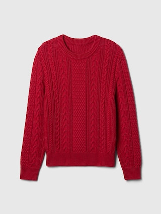 Kids Classic Cable-Knit Sweater | Gap (US)