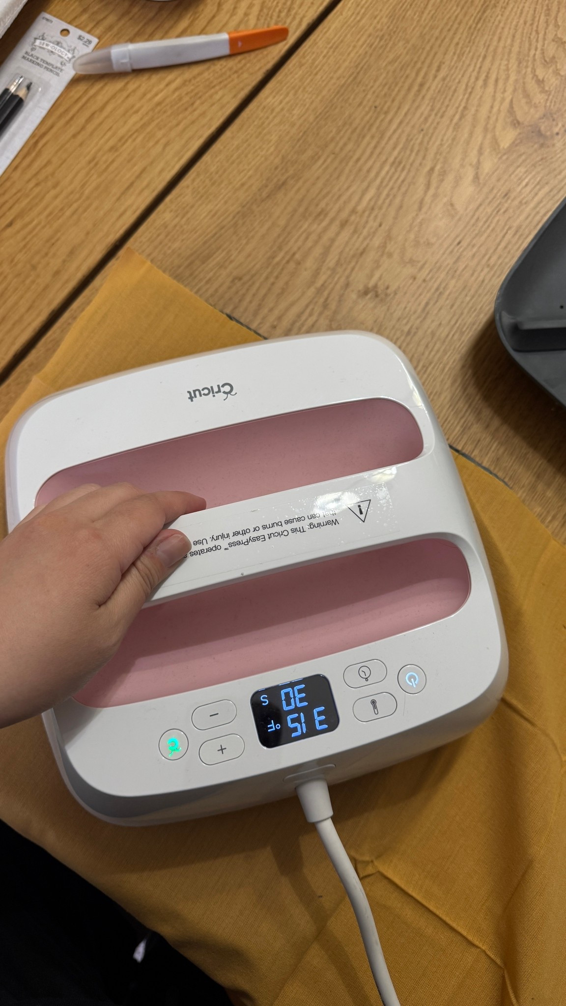 Cricut heat press