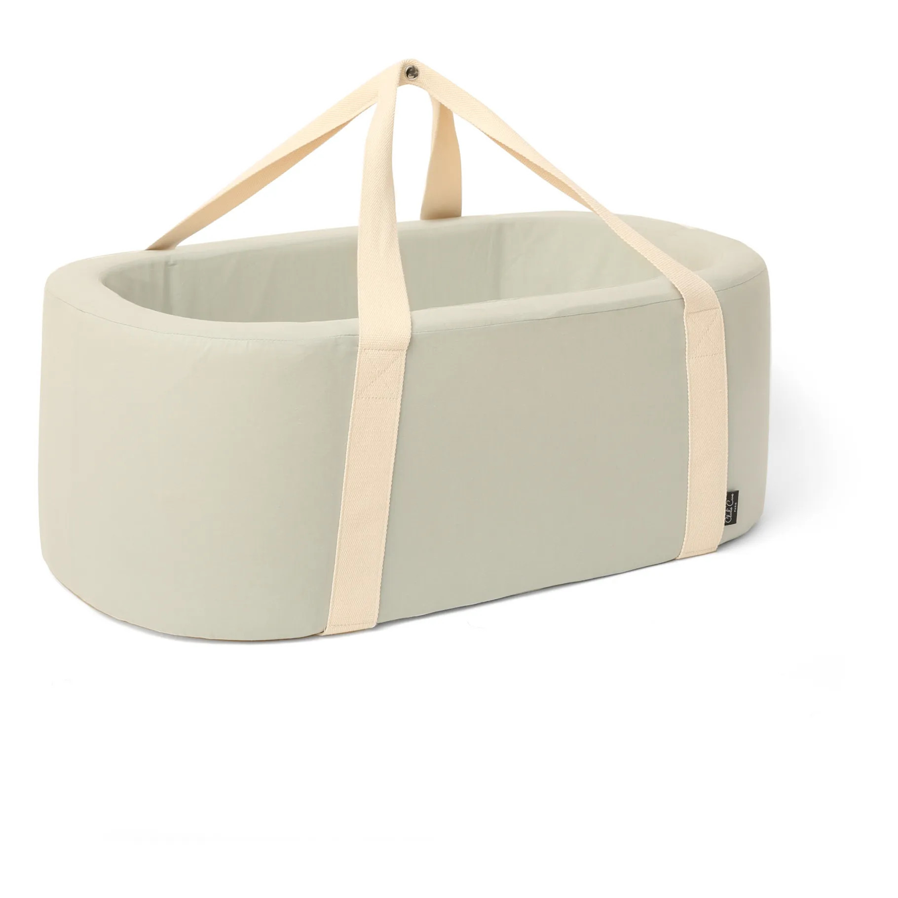Kuko Moses Basket | Grey-green | Smallable