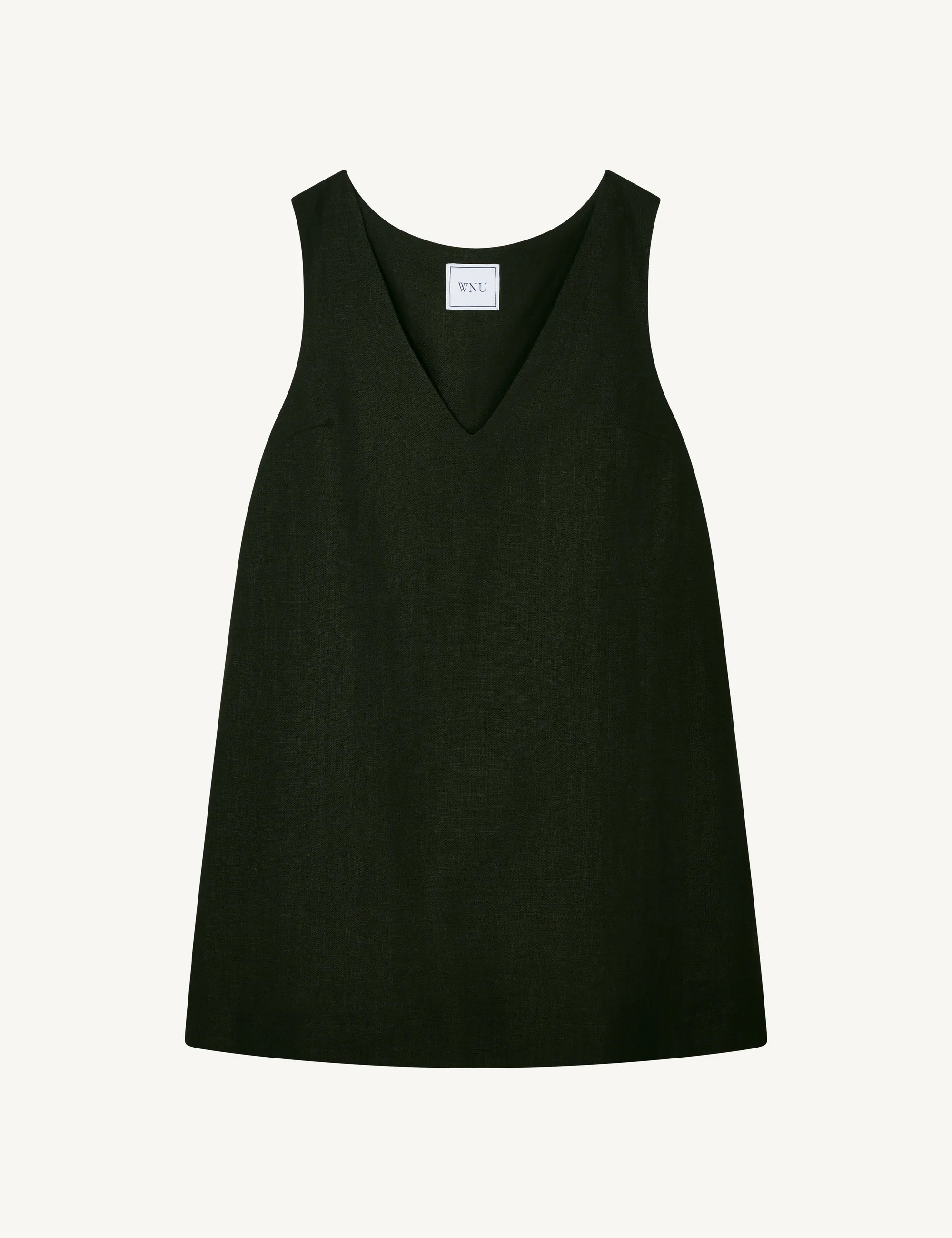 Sloane Dress: Linen, Black | With Nothing Underneath