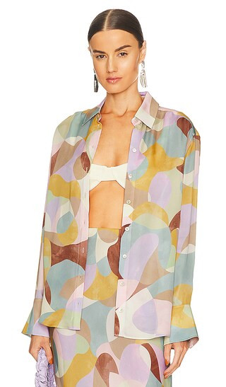 Aubrey Blouse in Artist Palette Multi | Revolve Clothing (Global)