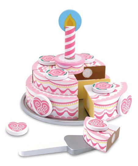 Melissa & Doug Triple-Layer Party Cake Set | Zulily