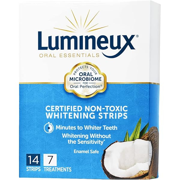 Lumineux Teeth Whitening Strips, 21 Treatments - Natural & Enamel Safe for Sensitive Teeth & Fresh B | Amazon (US)