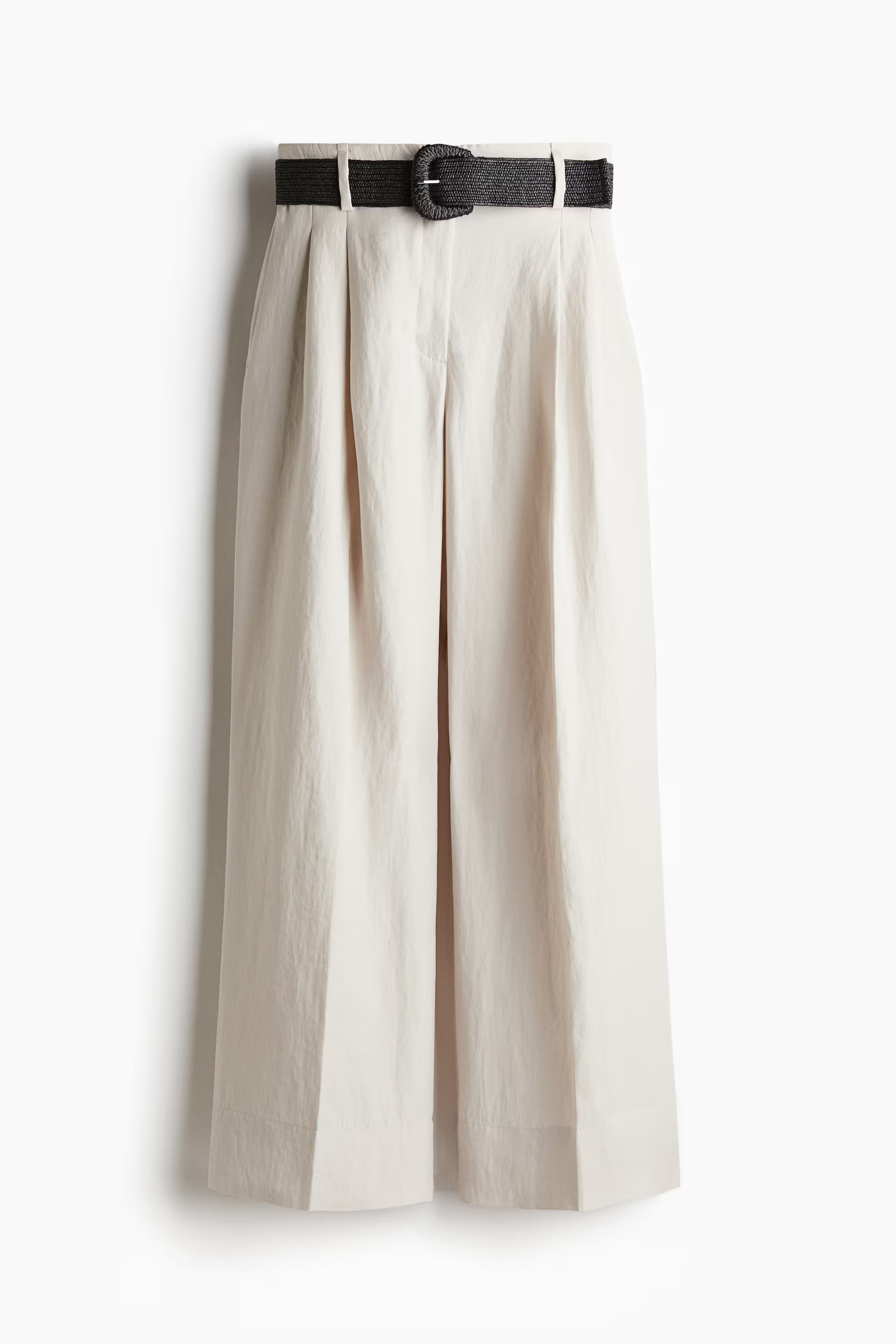 Wide-Leg Pants with Belt | H&M (US + CA)