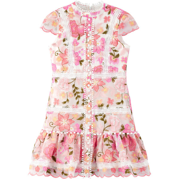 Primrose Embroidered Dress, Floral | Maisonette