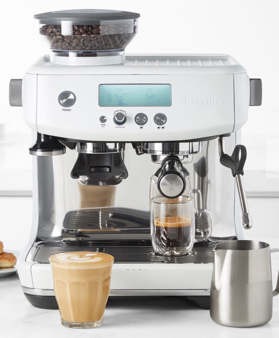 Breville Barista Pro Espresso Machine in Sea Salt from Williams Sonoma on sale for only $679!! 

#LTKGiftGuide #LTKHome #LTKSaleAlert