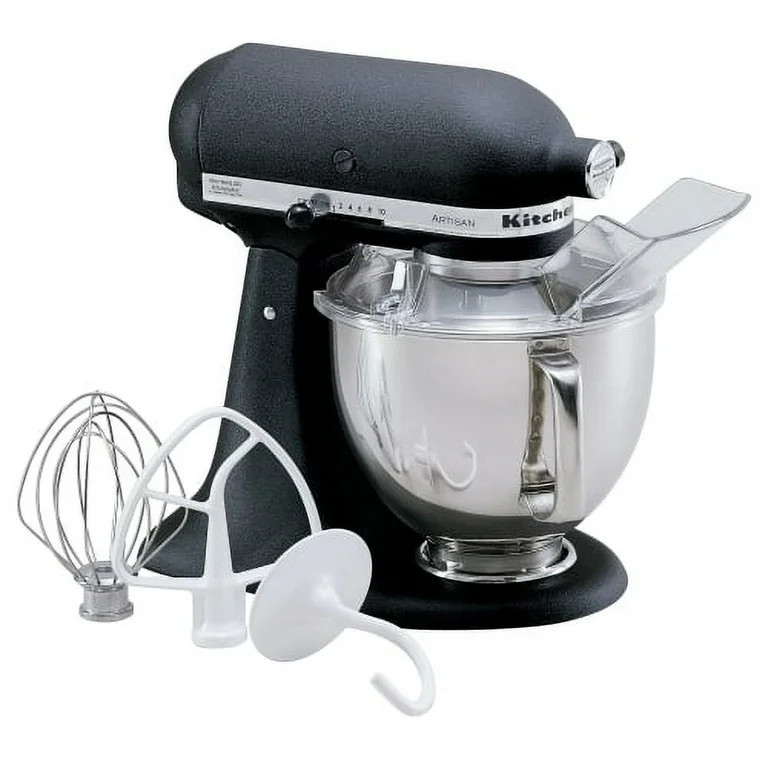 KitchenAid Artisan Series 5-Quart Tilt-Head Stand Mixer, 	Cast Iron Black, KSM150PS | Walmart (US)