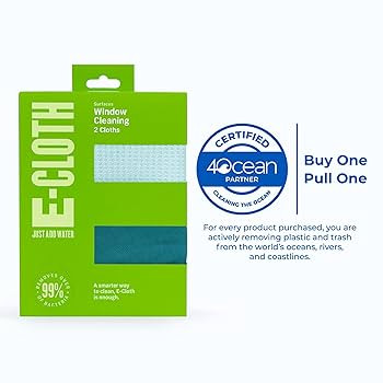 E-Cloth Microfiber Cleaning Cloth Glass Kit - Microfiber Towel Window Cleaning Kit - Microfiber T... | Amazon (US)