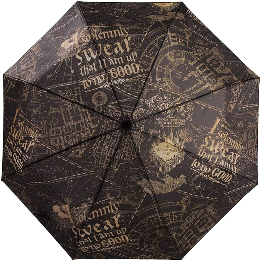 Harry Potter I Solemnly Swear Marauder's Map Umbrella Standard | Amazon (US)