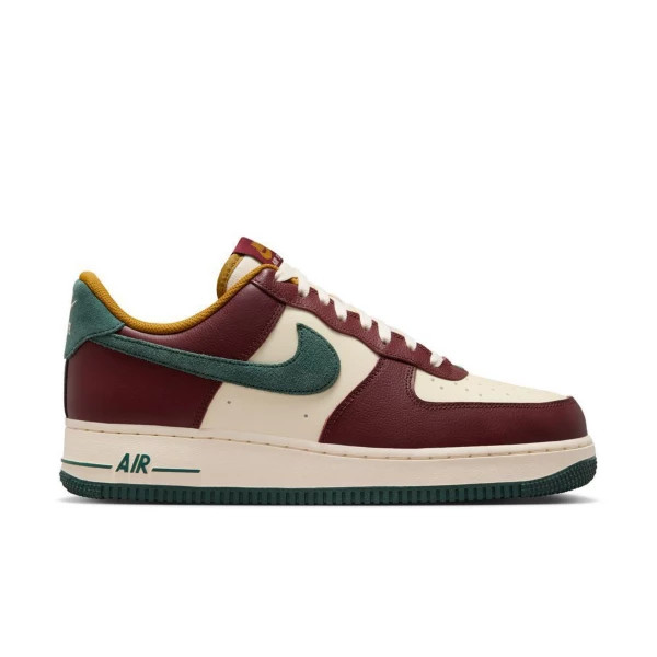 Men's Nike Air Force 1 '07 LV8 Shoes 11.5 Coconut Milk/Vintage Green/Dark Team Red | Scheels