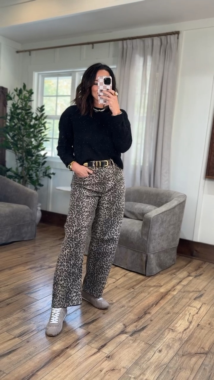Y’all this look is one of my favorites!!
The black pullover styled with leopard print pants is a 10!
So effortless and chic 😍

Elevated casual, chic style, monochrome look, VintagePickin



#LTKootd #LTKSeasonal #LTKStyleTip