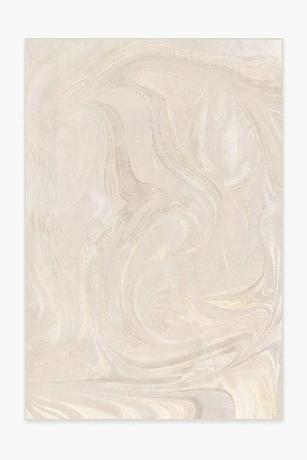 Marble Golden Ivory Rug | Ruggable
