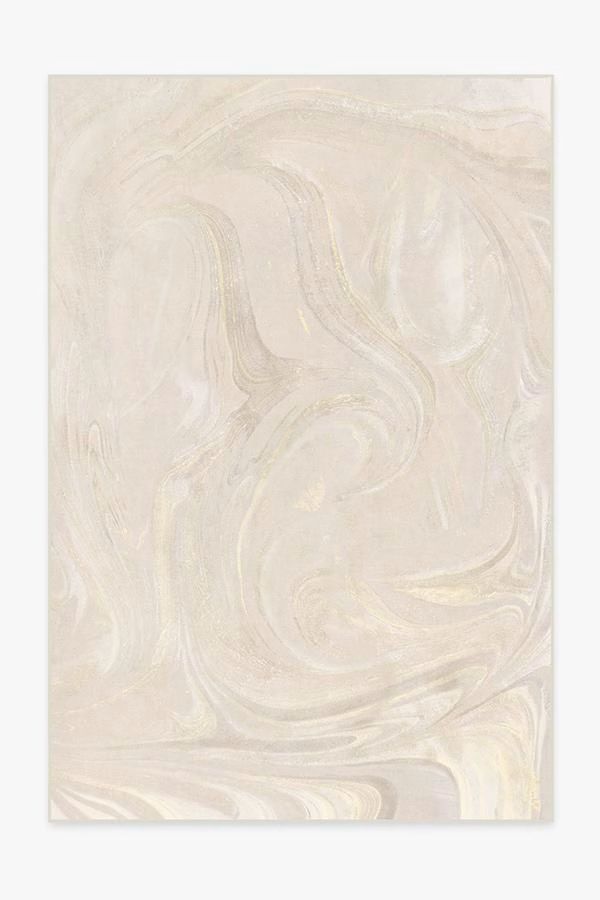 Marble Golden Ivory Rug | Ruggable
