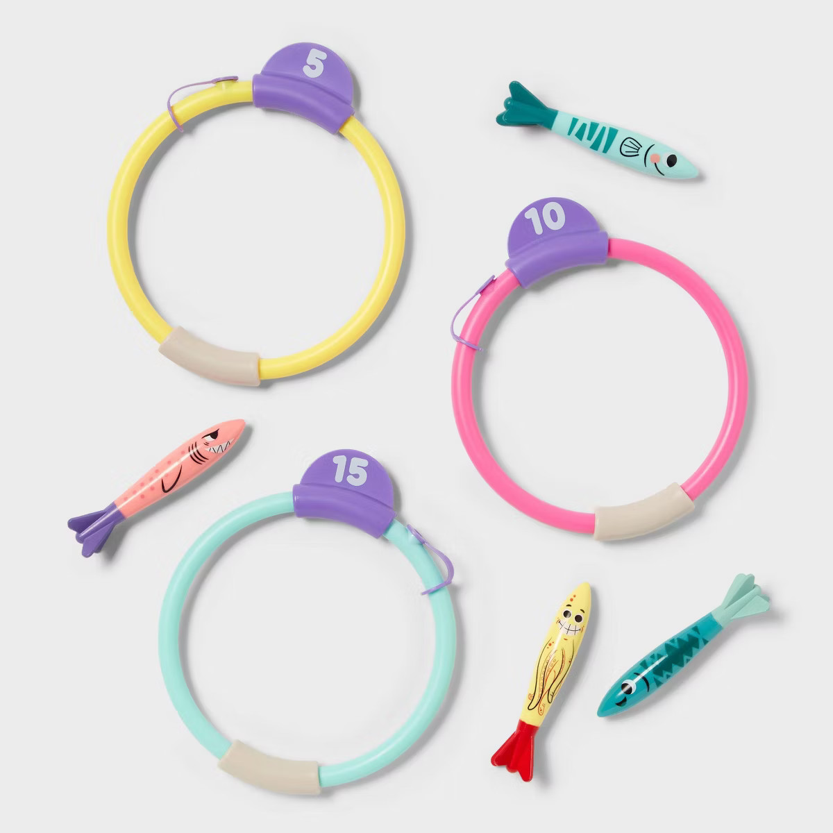 Torpedo Toss Floating Pool Game 7pc - Sun Squad™ | Target