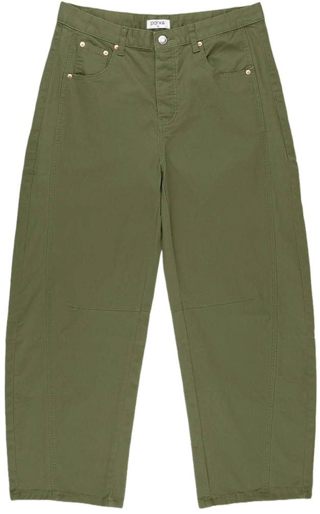 Cotton Twill Horseshoe Pant | Parke