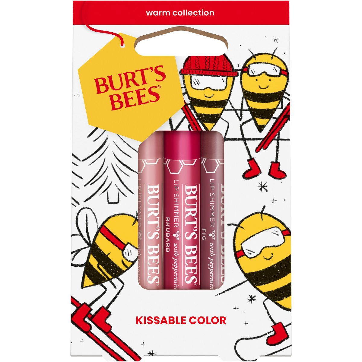Burt's Bees Kissable Color Warm Gift Set - 3pc | Target