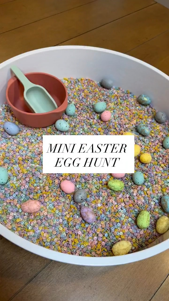 🐣 MINI EASTER EGG HUNT 🌸

I turned our @inspiremyplay play tray into a mini Easter egg hunt sensory bin

All I did was fill our play tray with a wildflower wishes from @hippiehooray and hide a few Easter eggs inside! 

Now we’re scooping, digging, and finding eggs on repeat 🥚✨

SAVE this for an easy Easter activity you can set up in minutes!

✨ Follow @kenzs.kitchennn for real toddler life, simple activities, and hacks every mom needs plus easy sensory play, mom hacks, and fun ideas your toddler will actually love

#inspiremyplaytray #toddlersensoryplay #easteregghuntideas #easteractivitiesforkids #sensoryplayideas 

toddler easter activity, mini easter egg hunt, easter sensory bin, toddler sensory play ideas, easy easter activities for toddlers, spring activities for kids, fine motor activities toddler, toddler play ideas at home, easy mom hacks for toddlers, sensory bin ideas for toddlers, brand rep, spring sensory bin ideas, spring sensory play, Easter sensory play

#LTKSeasonal #LTKKids #LTKmomlife