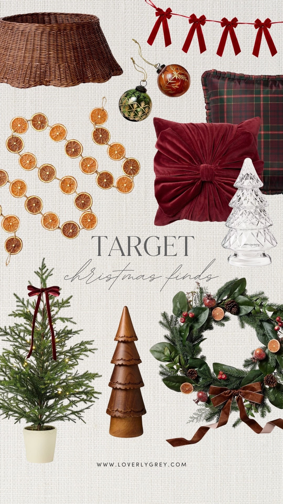 This might be my favorite Target Christmas roundup yet. The velvet bow pillow, tartan plaid, dried orange garland, mini Christmas tree and greenery wreath are giving me all the cozy, nostalgic holiday feelings. If you love traditional Christmas decor, vintage-inspired holiday decor, plaid Christmas pillows, Christmas garlands and cozy Target holiday finds, this collection is SO good.

#LTKSeasonal #LTKHome