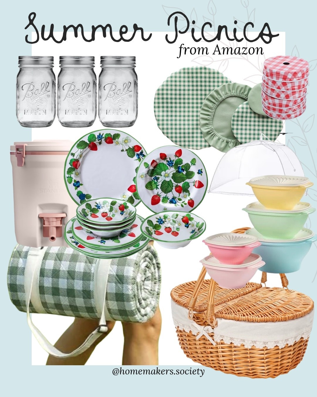 Summer picnics are so much fun! You’ll love these pretty picnic essentials!

#LTKHome #LTKSeasonal #LTKOver40