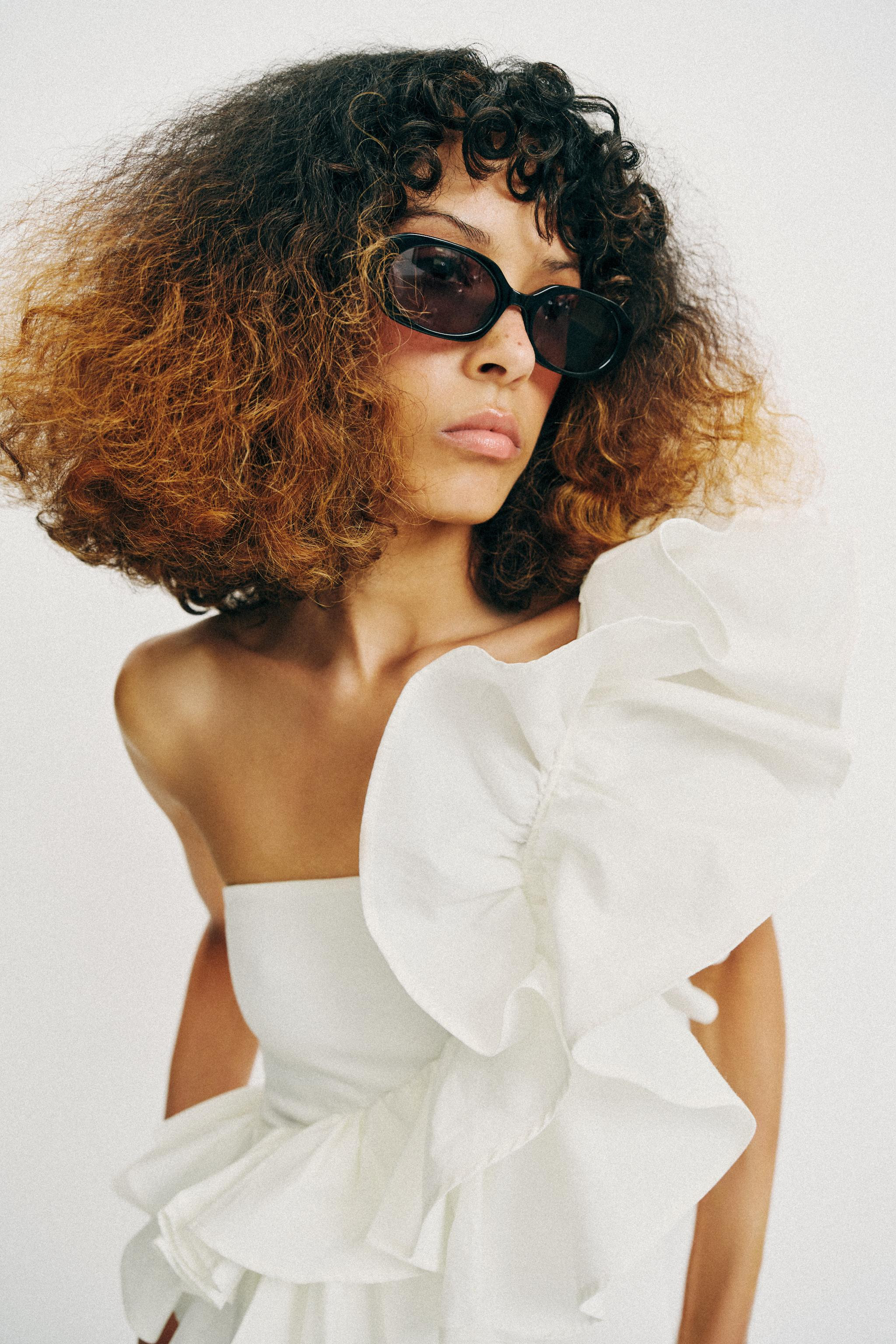 ASYMMETRIC RUFFLED BODYSUIT | Zara US