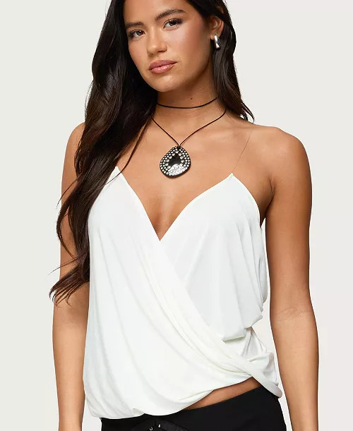 Edikted Women's Ainsley Wrap Top - Macy's | Macy's