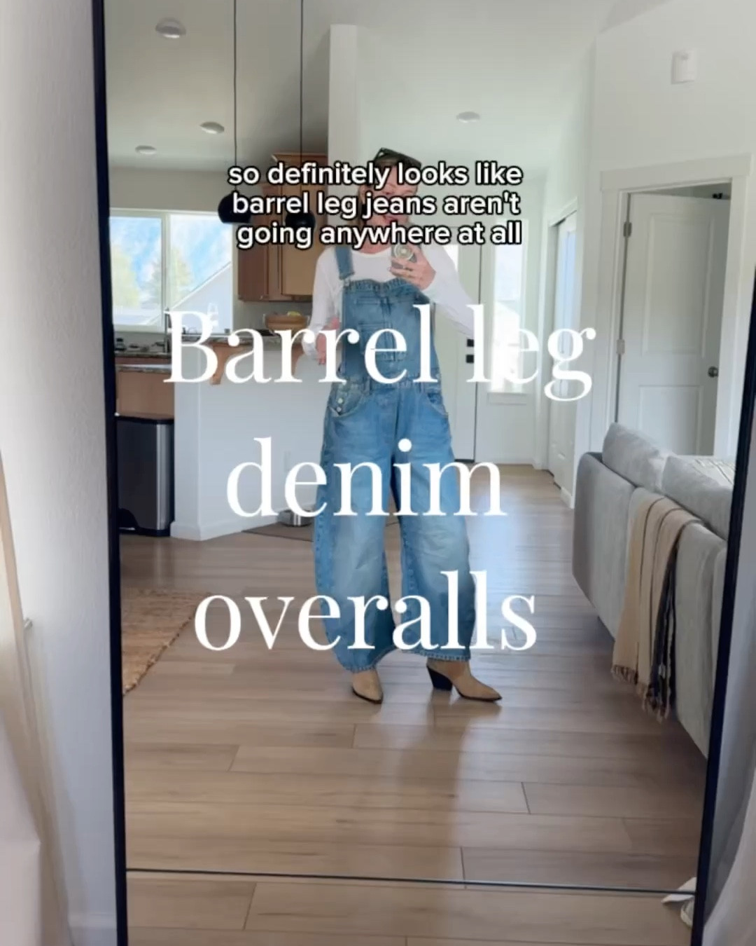 We The Free Good Luck Barrel Overalls in ultra light beam: perfect casual denim piece for Fall and definitely a must  for moms-to-be. #LTKVideo

#LTKBump #LTKSeasonal