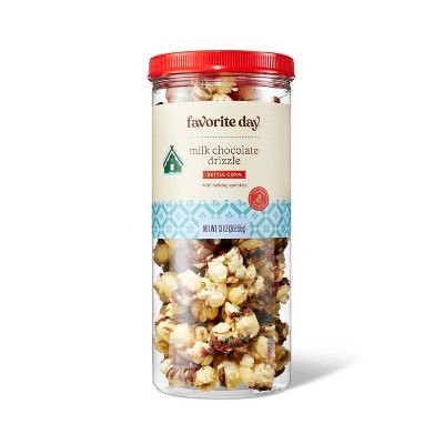 Holiday Milk Chocolate Drizzle Kettle Corn - 13oz - Favorite Day™ | Target