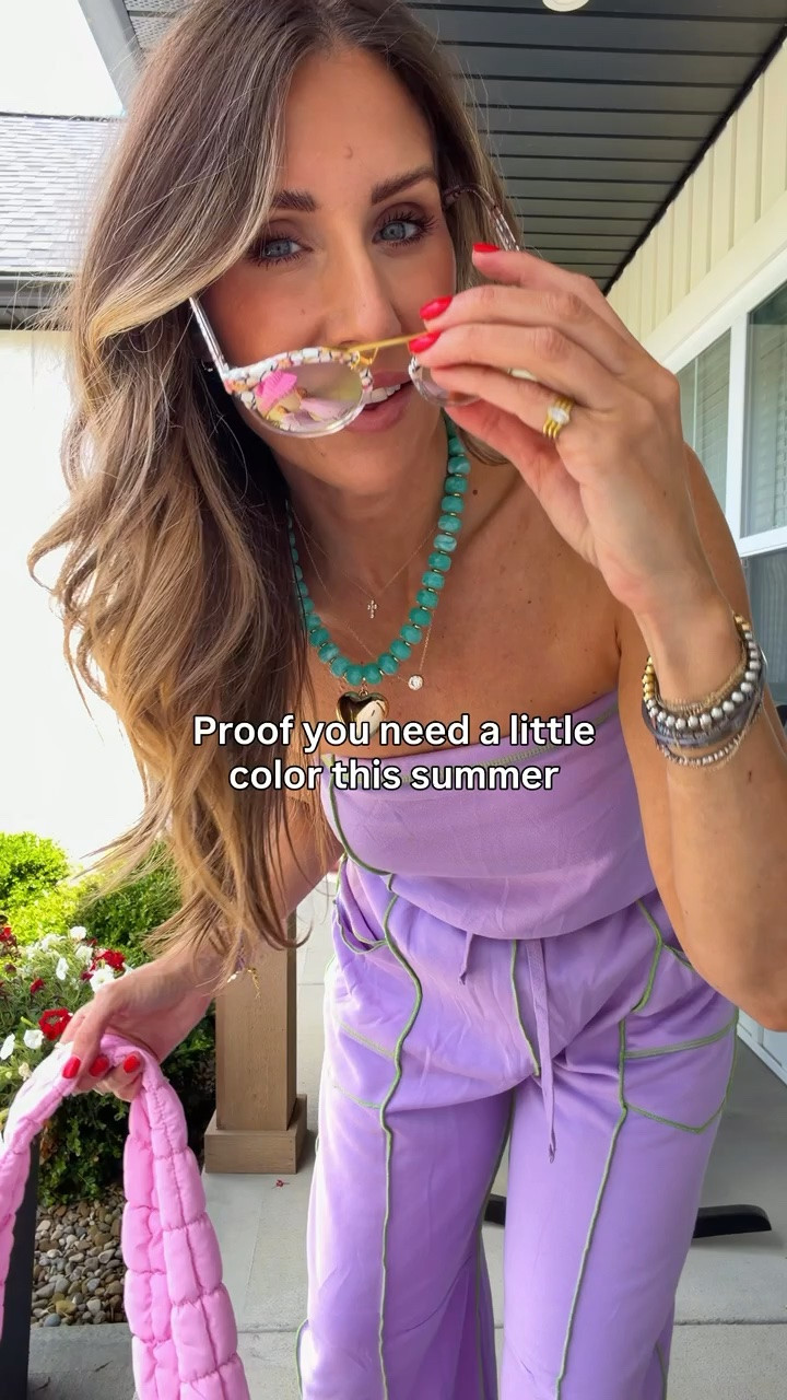 This lavender set is giving resort wear meets comfy loungewear and I am obsessed. The color, contrast stitching, and relaxed fit make it look so elevated.

matching set, lavender outfit, resort wear, vacation style, Amazon fashion, summer outfit, comfy chic, travel outfit, elevated casual, wide leg pants, look for less, colorful style, themominstyle

#LTKootd #LTKOver40 #LTKSeasonal
