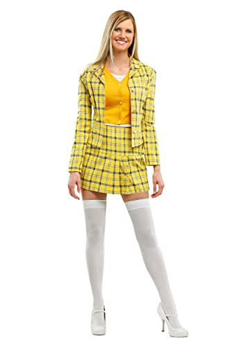 Fun Costumes Cher Clueless Costume Officially Licensed for Women - Large - Yellow | Amazon (US)