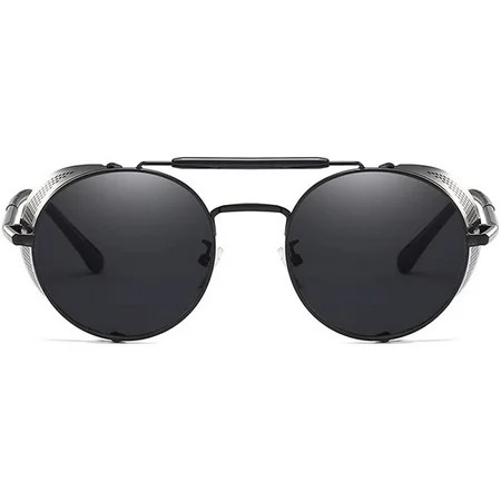 Steampunk Sunglasses Women Men Retro Gothic Retro Glasses Protective Ring Goggles with Side Shields | Walmart (US)