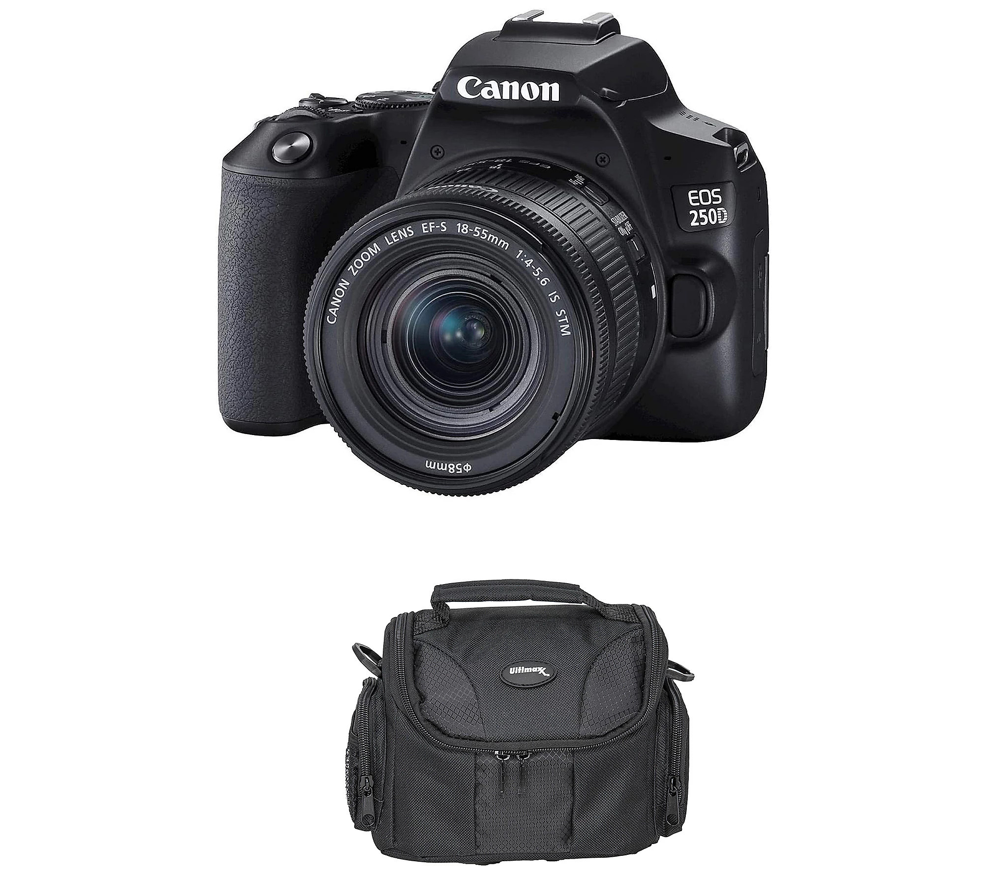 Canon EOS 250D/Rebel SL3 DSLR Camera w/18-55mm s | QVC