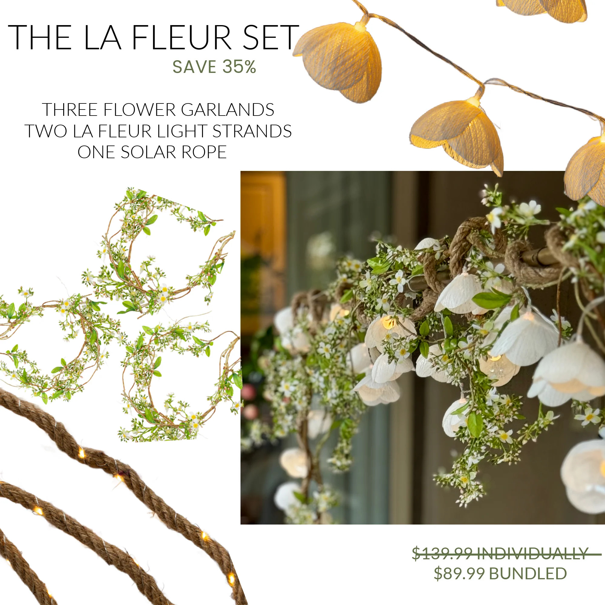 The La Fleur Curated Set: "Over the Table" Six item Bundle | Interior Delights