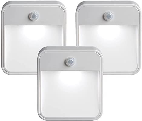 Beams MB 723 Led Stick Motion Sensing Nightlight, 3-Pack, White (4 AA batteries not include) | Amazon (US)