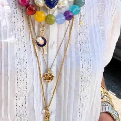 Jane Beaded Necklace - Multi | BaubleBar