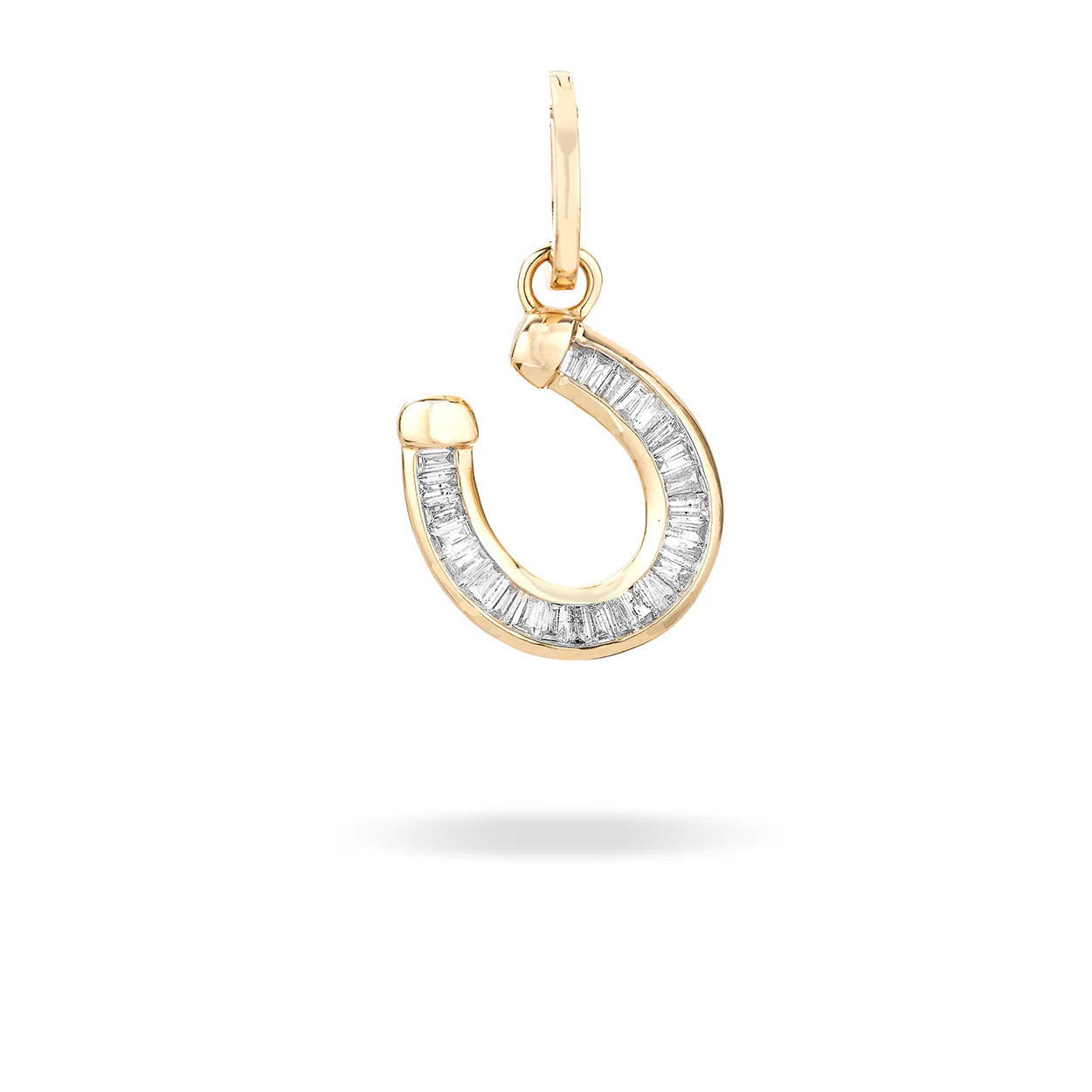 Baguette Horseshoe Hinged Charm | Adina Reyter