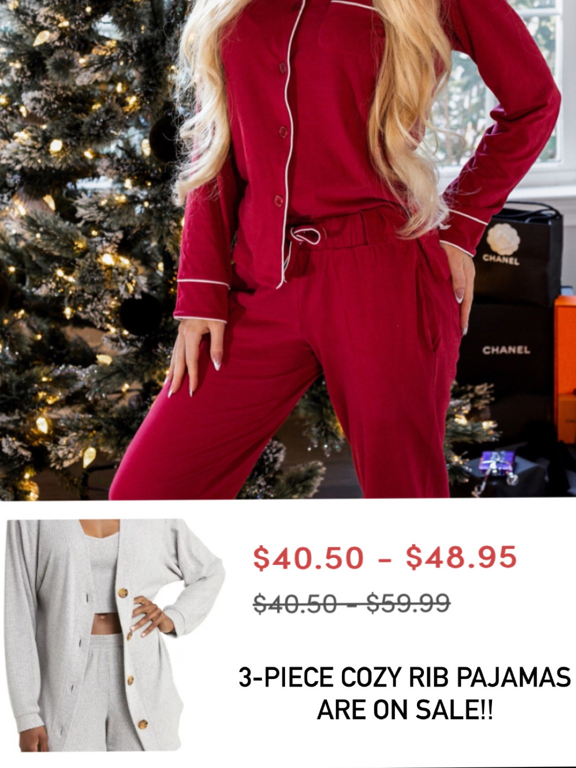 Nordstrom Sale Pajamas!! Follow @hollyjoannew for style and sales!! So happy you’re here babe!! Xx 

Open Edit 3 Piece Cozy Ribbed Pajamas 
Nordstrom Loungewear Pajamas Sale

#LTKsalealert #LTKfindsunder100 #LTKstyletip